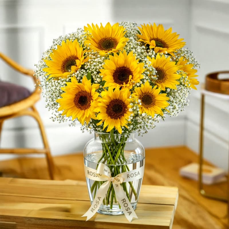Sunflower Vase Bouquet