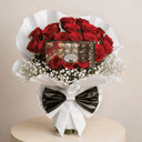 495_With a bouquet of roses