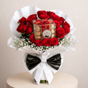 499_With a bouquet of roses