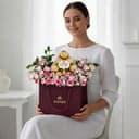 502_Paper bag with roses