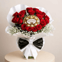 507_With a bouquet of roses