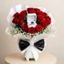 836_With a bouquet of roses